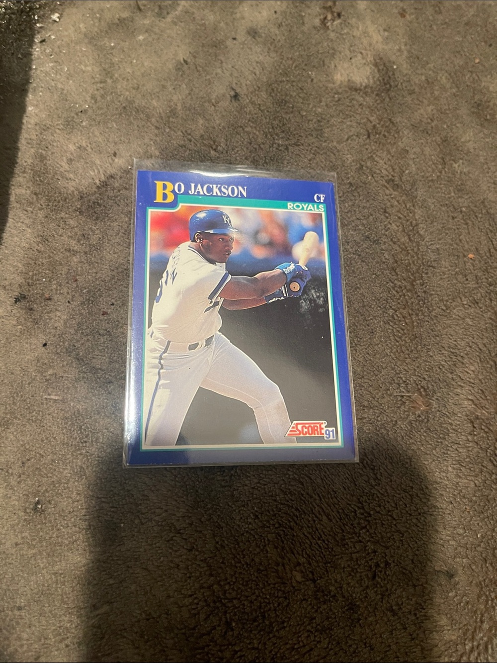 Bo Jackson 1991 Score Baseball Card - Kansas City Royals